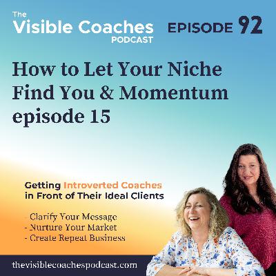 Message and Momentum Weekly 15 - Let Your Niche Find You Message and Momentum Weekly 15 - Let Your Niche Find You