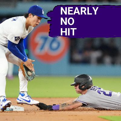 The Colorado Rockies are nearly no hit by the Los Angeles Dodgers