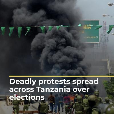 Deadly protests spread across Tanzania over elections | AJ #shorts Deadly protests spread across Tanzania over elections | AJ #shorts