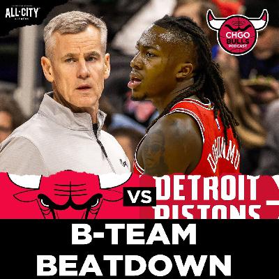 BULLS POSTGAME: EMBARRASSING Effort in Loss to Depleted Pistons | CHGO Bulls Podcast