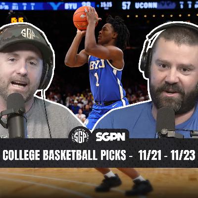 College Basketball Picks: Fri, Nov 21rd – Sun, Nov 23rd | Sports Gambling Podcast (Ep. 2433)