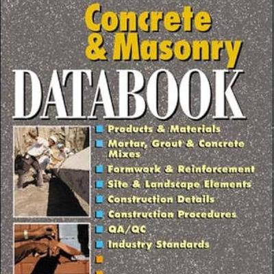 Concrete and Masonry Databook