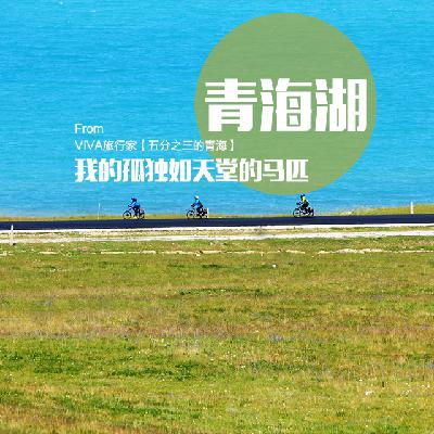 青海湖上，我的孤独如天堂的马匹
