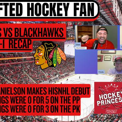 RECAP: Red Wings lose 5-1 to Blackhawks; Blackhawks pod brags about high powered win with Bertuzzi