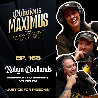 Justice for Pigeons w/ Robyn Challands (Timepeace, No Barriers on PBS) - Episode 168
