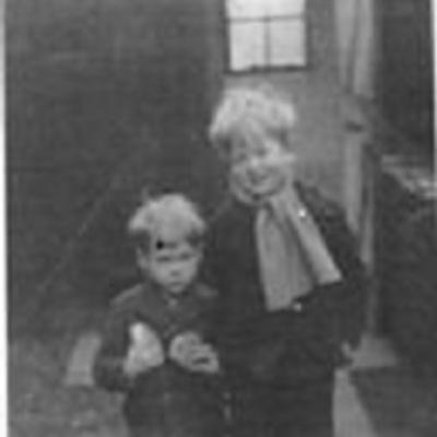 Nov 2020: Photograph of Alan and Trevor Edwards, 1948, Haymill Camp, Slough Nov 2020: Photograph of Alan and Trevor Edwards, 1948, Haymill Camp, Slough