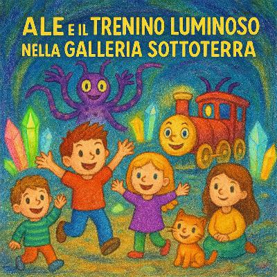 Ale e il Trenino Luminoso nella Galleria Sottoterra
