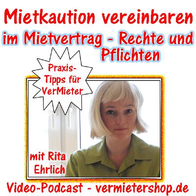 Mietkaution vereinbaren bei Abschluss Mietvertrag Wohnung - Rechte und Pflichten - Immobooks.de