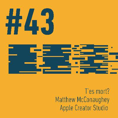 ⚰️ T’es mort? | 🎭 Matthew McConaughey | 🎬 Apple Creator Studio | Trois Trucs Tech #43