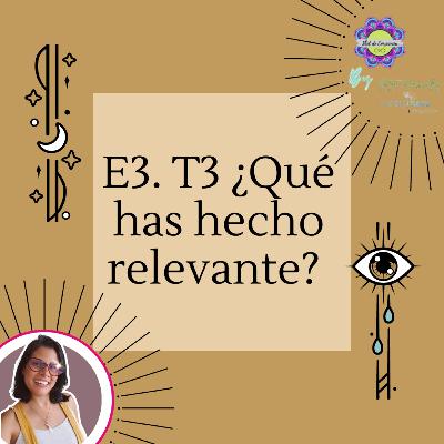 ¿Qué has hecho relevante? ¿Qué has hecho relevante?