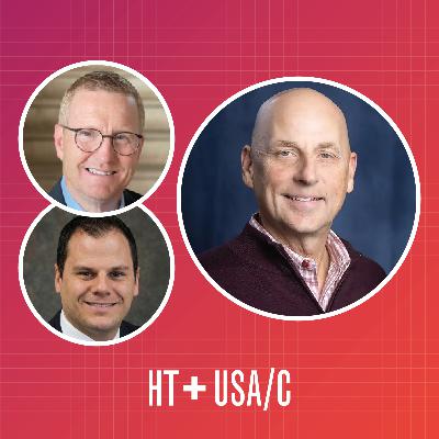 Stan Reeder and Nate Gilmore connect with Jeffrey Johnson, newly elected Regional Director for the USA and Canada region