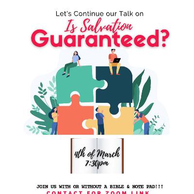 Salvation - where does 'Works' fit?