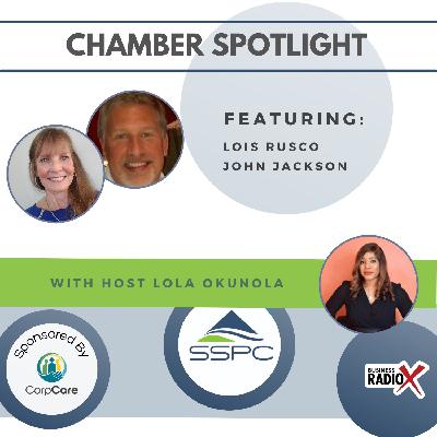 Lois Rusco with TurningPoint Breast Cancer Rehabilitation and John Jackson with Christian Brothers Auto Lois Rusco with TurningPoint Breast Cancer Rehabilitation and John Jackson with Christian Brothers Auto