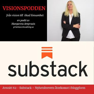 Avsnitt 62 - Substack – Nyhetsbrevets återkomst i bloggform