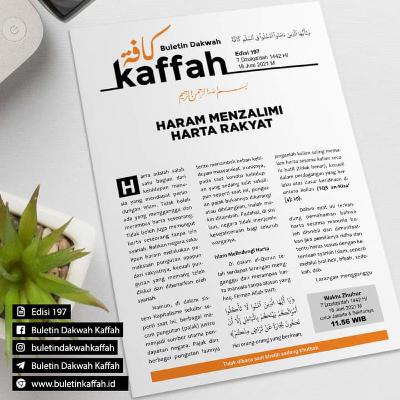 Haram Mendzalimi Harta Rakyat