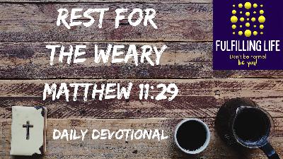 Learning from Jesus – Matthew 11:29