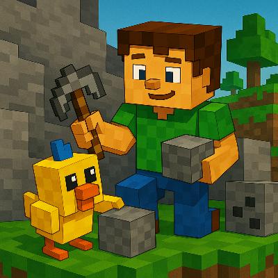 Episode 13 – The First Stone Pickaxe (Bedtime Story for Kids) | Karlik’s Minecraft Stories