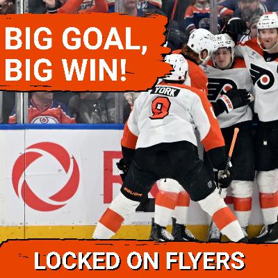 The Philadelphia Flyers show strengths defeating the Oilers as Denver Barkey gets his first NHL goal! The Philadelphia Flyers show strengths defeating the Oilers as Denver Barkey gets his first NHL goal!