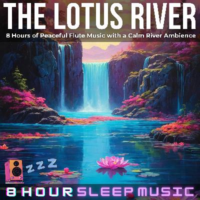 🪷 The Lotus River | 8 Hour Peaceful Flute Meditation Music with a Calm River Ambience | Yoga, Mindfulness, Sleep 🧘‍♀️
