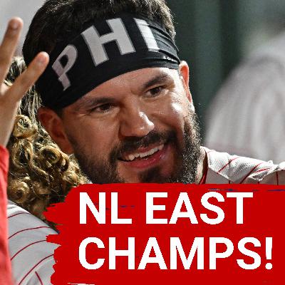 PHILLIES POSTCAST: NL East Champs! Phillies top the Dodgers, 6-5 in 10