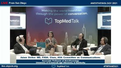 Adam Striker, Chair, ASA Committee on Communications | TopMedTalk at the ASA