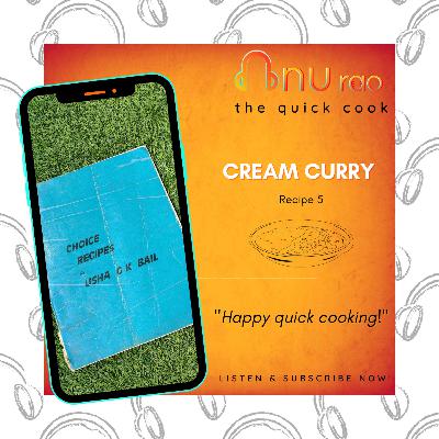 “Curry when in a hurry”