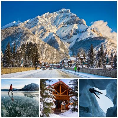 Audiotravels: Champagner-Schnee und Eiswandern – Wintererlebnisse in Alberta