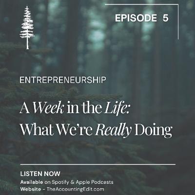 5. A Week in the Life: What We’re Really Doing