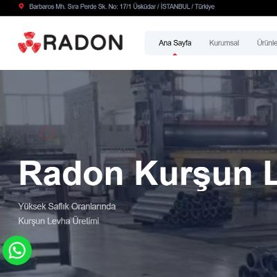 Kurşun Kaplama - Radon