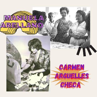 Manuela Arellano Roa de Negrini y Carmen Arguelles Checa de Manrique