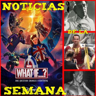 POSTER DE WHAT IF, IMAGENES DE BLACK ADAM, SHAZAM QUEMADO, RICHARD DONNER (1930-2021) POSTER DE WHAT IF, IMAGENES DE BLACK ADAM, SHAZAM QUEMADO, RICHARD DONNER (1930-2021)
