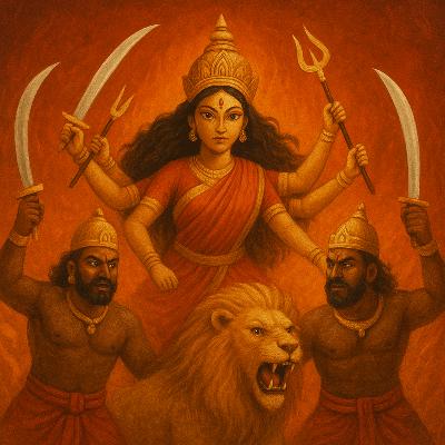 Durga vs. Shumbha and Nishumbha