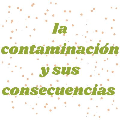 LA CONTAMINACIÓN Y SUS CONSECUENCIAS