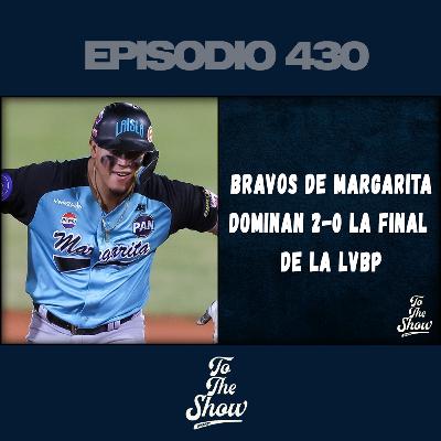Los Bravos de Margarita dominan 2-0 la final contra los Cardenales de Lara