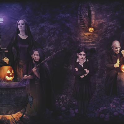 Spending Halloween with The Addams Family & The Munsters