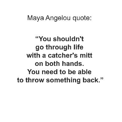 Two Catcher's Mitts: When Giving and Receiving Get Out of Balance