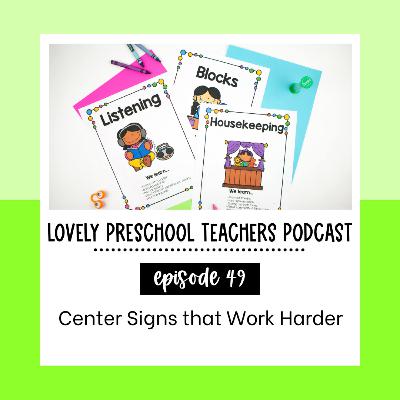 Center Signs that Work Harder Center Signs that Work Harder