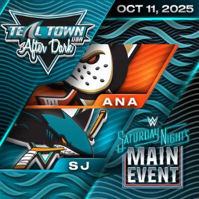 San Jose Sharks vs Anaheim Ducks - 10/11/2025 - Teal Town USA After Dark (Postgame) San Jose Sharks vs Anaheim Ducks - 10/11/2025 - Teal Town USA After Dark (Postgame)