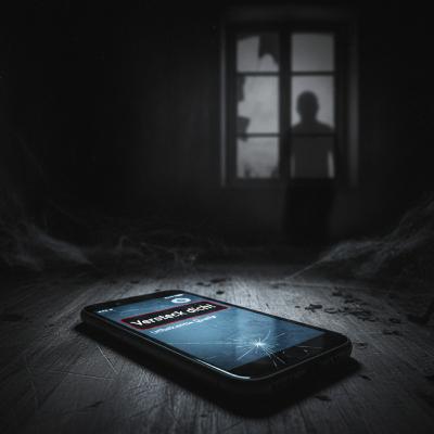 Auf allen Handys tauchte eine Nachricht auf - VERSTECK DICH
