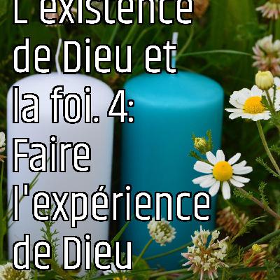 Revenons eux fondamentaux (1) : L'existence de Dieu et la foi. 4: Faire l'expérience de Dieu