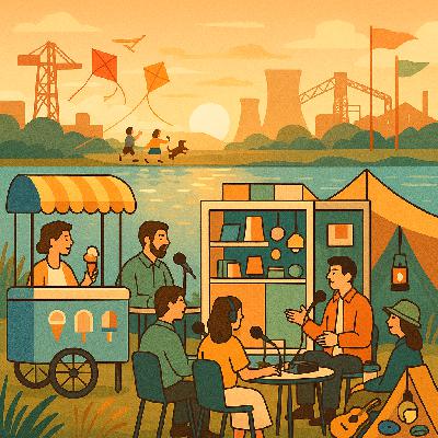 永定河畔的开放录制｜在首钢园“永定河集”聊冰淇淋、未知商店与「一帐」