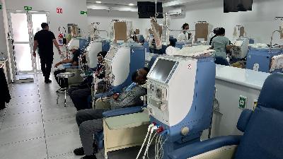 Pacientes reciben hemodiálisis en Saltillo; IMSS garantiza continuidad del tratamiento