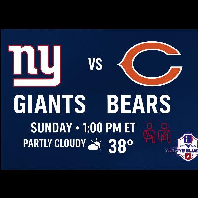 Giants Bears Preview Podcast- GET THE WIN!!! Giants Bears Preview Podcast- GET THE WIN!!!