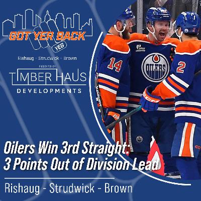 Oilers Win 3rd Straight: 3 Points Out of Division Lead Oilers Win 3rd Straight: 3 Points Out of Division Lead