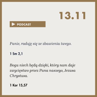 Poranek ze Słowem na 13 listopada 2025