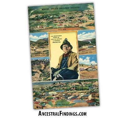 AF-1161: Postcards from the Past | Mining, Utah's Greatest Industry AF-1161: Postcards from the Past | Mining, Utah's Greatest Industry