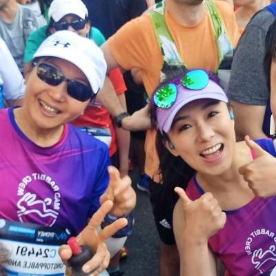 第四十九期-第45届墨尔本马拉松-来自坡妞小分队的Angel和Ella