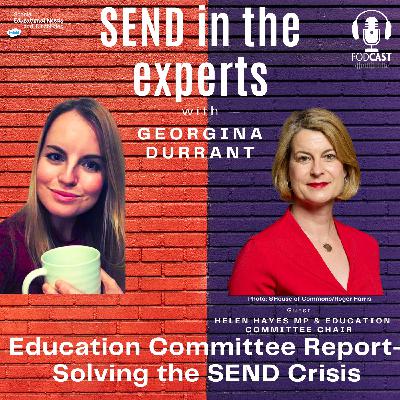 Education Committee Report- Solving the SEND Crisis - Georgina Durrant in conversation with Helen Hayes MP
