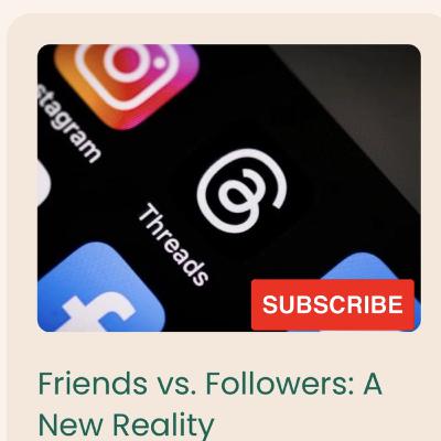 The Follower economics (Followers and friends dichotomy) The Follower economics (Followers and friends dichotomy)