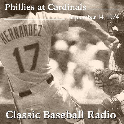 The First Month Of Keith Hernandez's Powerful Career, Phillies at Cardinals, September 14, 1974